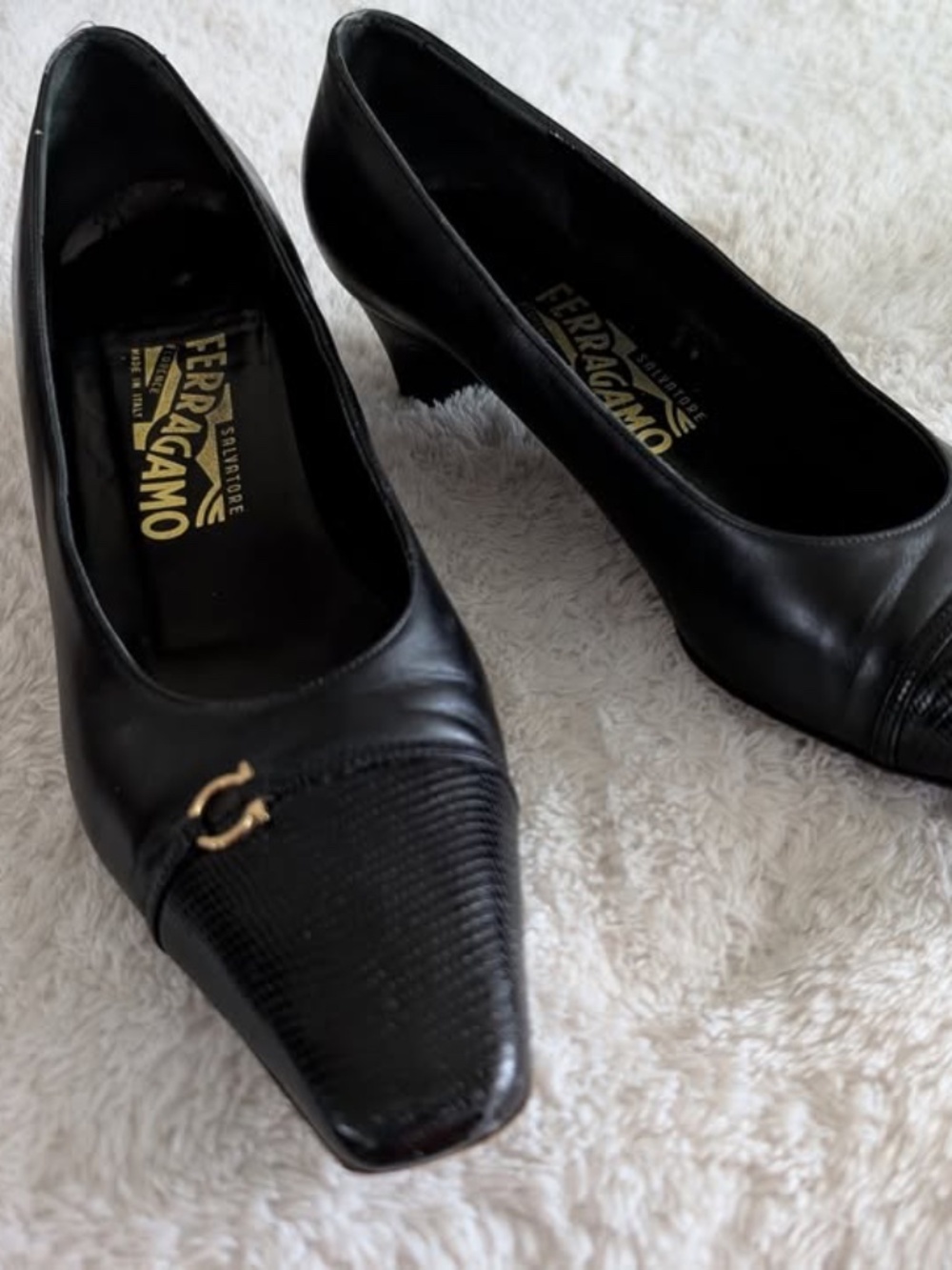 Salvatore Ferragamo Snakeskin heels